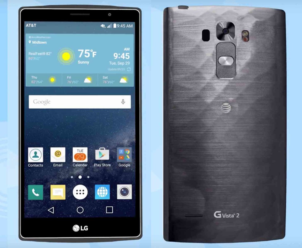lg g vista2 hard reset